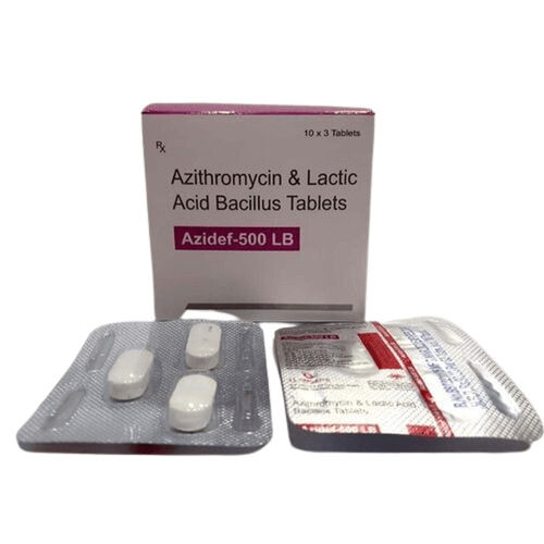 Azithromycin & Lactic Acid Bacillus Tablets, 10x3 Tablets