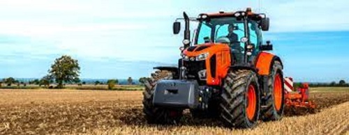Large Capacity Four Wheeler Heavy Duty Red And Black Agriculture Tractor