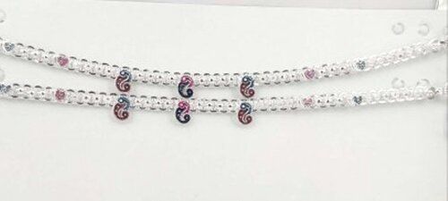 Anklets (Ankle Bracelets) Stylish Beautiful Design Silver Payal For Women