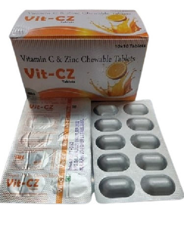 Vit-Cz Vitamin C Chewable 10X10 Tablets General Medicines