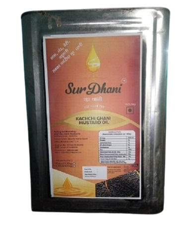 Khachi Ghani Sur Dhani Mustard Oil, Packaging Size: 15kgs