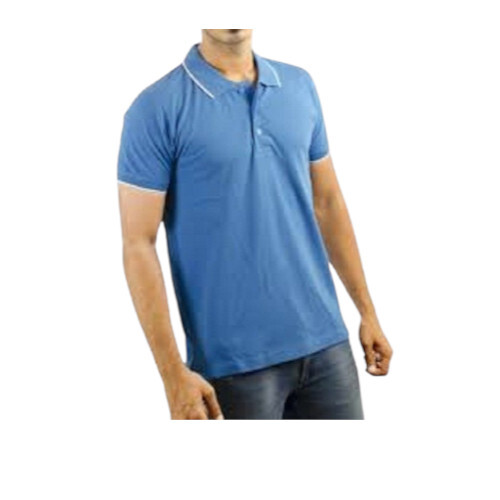 Mens Polo Neck T Shirt