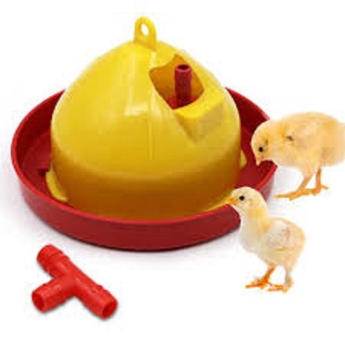 Chicks Feeder For Poultry Farm With Easy To Clean, Unbreakable, Plastic Materials