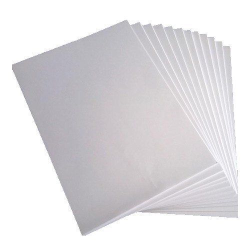 Embossing Rectangular Shape Plain White A4 Size Paper Used For Writing In School, 0.5 Mm