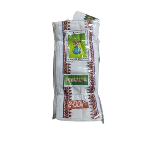 पारंपरिक रूप से नहाने या पसीना पोंछने के धार्मिक और उद्देश्यों के लिए हैंडलूम से बना सफेद शुद्ध कॉटन हैंड टॉवल या गमछा