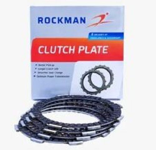 Rockman Oil Dipped Clutch Plate Set For Motorcycles  Application: To Make Contact With The Engine Flywheel To Transfer Power Between The Engine Shaft And The Transmission Shaft.