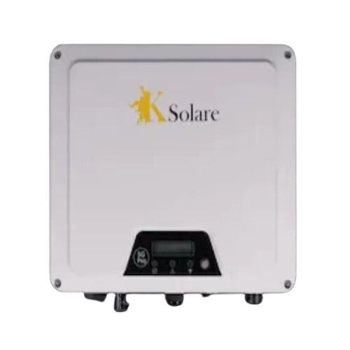 Ksolare Solar Inverter - 3.3 to 50 kW, Transformerless GT Topology, Internal DC Switch, 97.1% Euroeta Efficiency, Metal, White