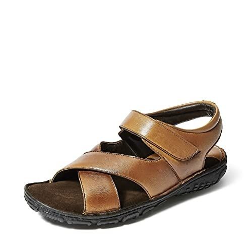 Flat Heel Size Men'S Casual Leather Sandals  Age Group: Sky Blue