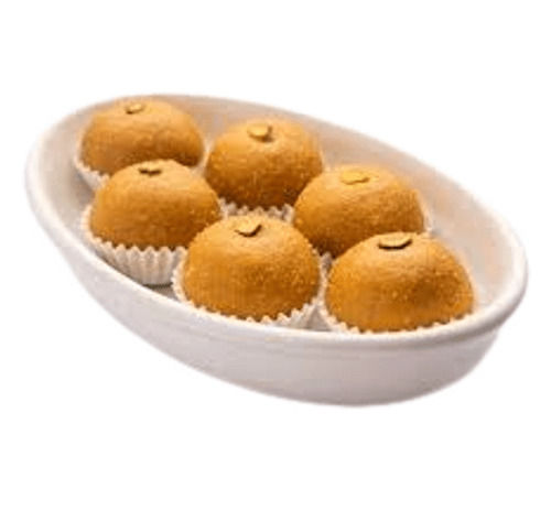 Premium Grade Delicious Tasty Regular Sized Sweet Besan Laddu, Box Of 1 Kg Age Group: Suitable For All Ages