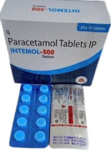 Multicolor 20 X 10 In Box Paracetamol Tablet Ip Intemol 500