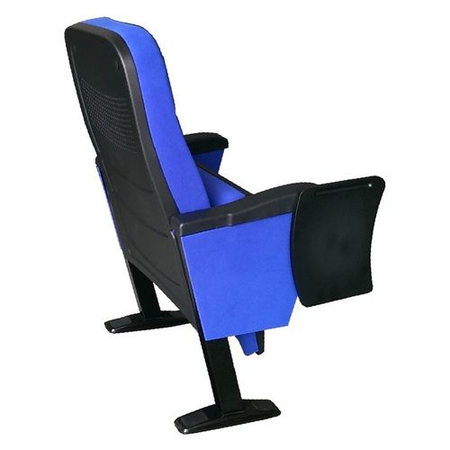 Machine Made Light Weight Blue And Black Auditorium Chair