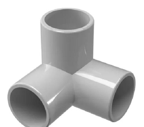 Grey Aisi Standard Pvc Material 2-10 Millimeter Thickness 3 Way Tee For Pipeline Systems Uses