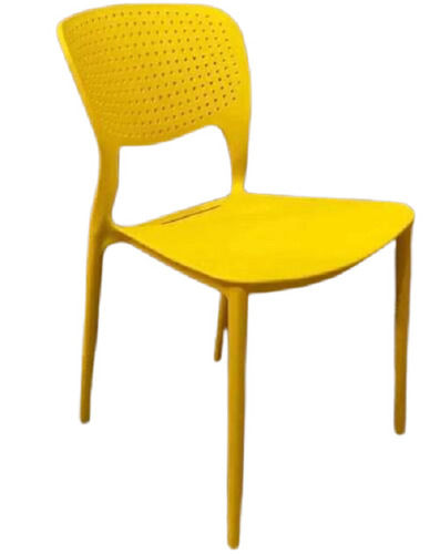 Durable And Non Foldable High Quality Yellow Plastic Restaurant Chairs