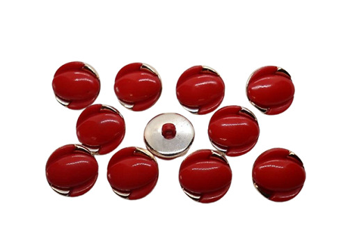 10 मिमी प्लास्टिक गोल आकार टिकाऊ और मजबूत 4 छेद ऐक्रेलिक बटन