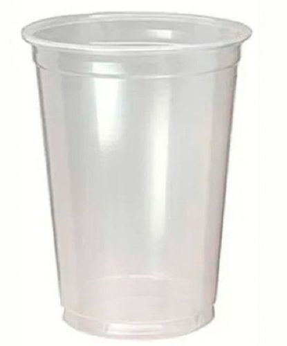 250 Ml 5 Inches Size Long Transparent Plastic Disposable Glass For Drinking 