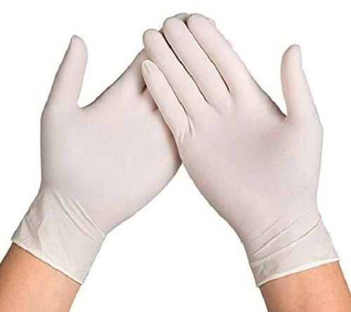 20 Gram Full Fingered Non Sterile And Less Powdered Latex Surgical Gloves