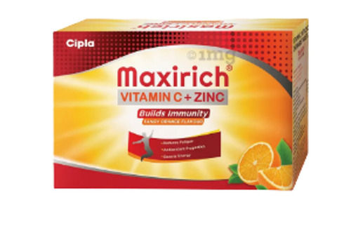 Maxirich Vitamin C + Zinc Capsules Pack Of 10x15 Tablets 