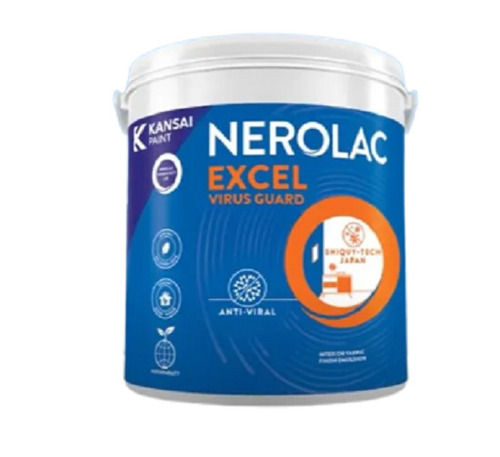  High And Gloss Finish Wall Painting Excel Virus Guard Emulsion Paint