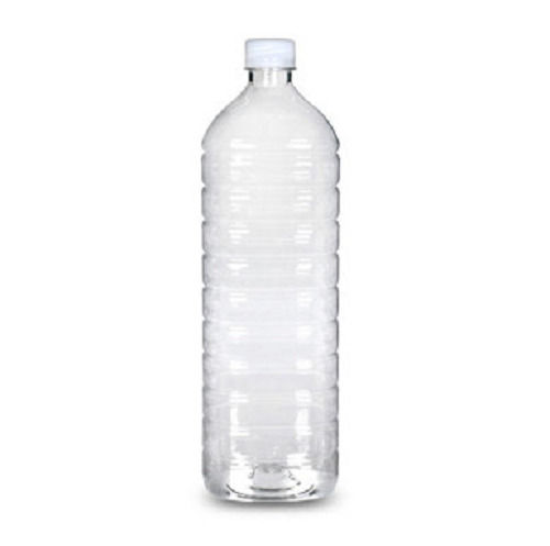 Transparent 1 Liter 10 Inches Polyethylene Terephthalate Body Empty Bottle With Screw Cap 