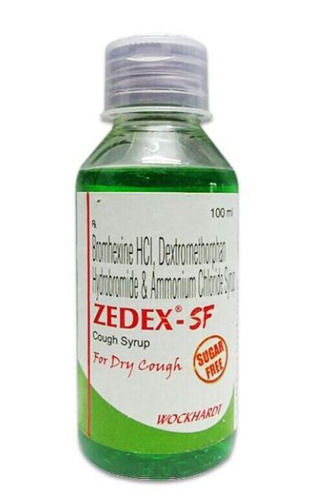 100 Ml Bortexine HCL Dextro-Methorphan Hrabromide And Ammonium Chloride Cough Syrup