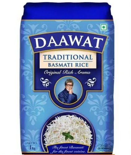 Long Grain Common Cultivated Enriched With Aroma Basmati Rice, 1 Kilogram Pack
