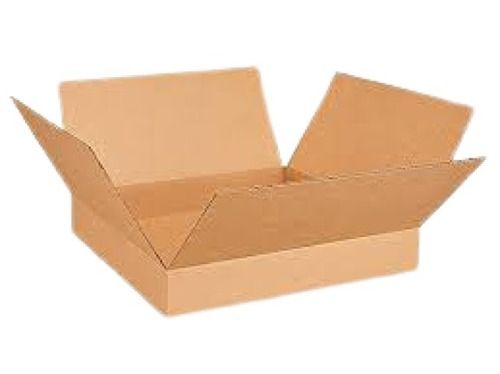 Eco Friendly Plain Brown Rectangle Shape Corrugated Board Boxes