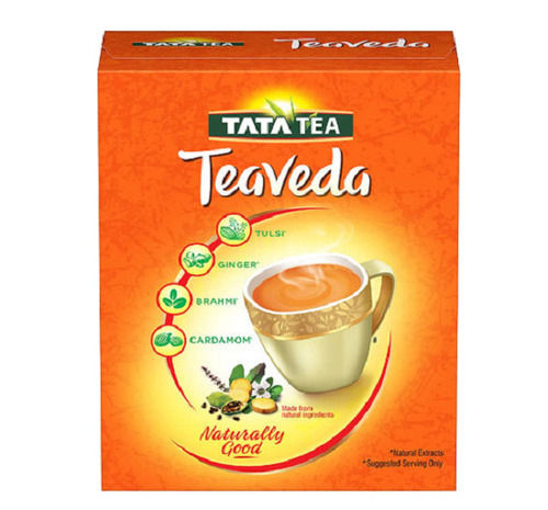 250 ग्राम पैक्ड तुलसी ब्राह्मी इलायची और अदरक के स्वाद वाली चाय