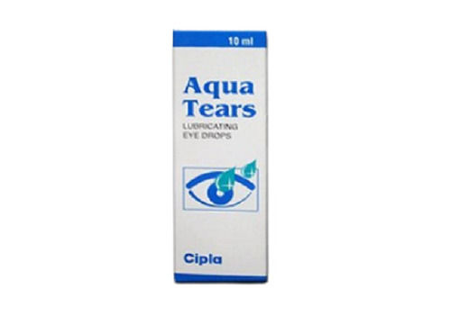 Aqua Tears Lubricating Eye Drops, 10ml Pack For Minor Eye Irritations