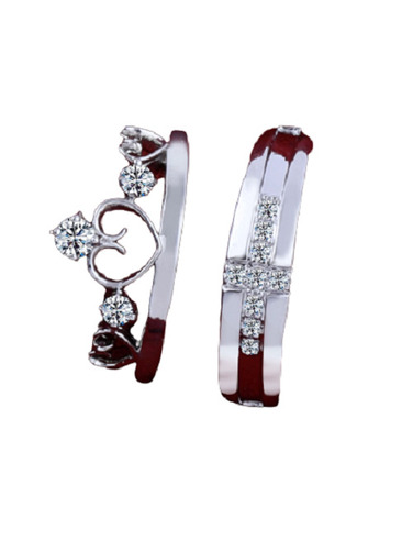 Elegant Silver Engagement Bands - Sterling Silver, Durable and Modern Design for Women | Perfect for Engagements and Parties