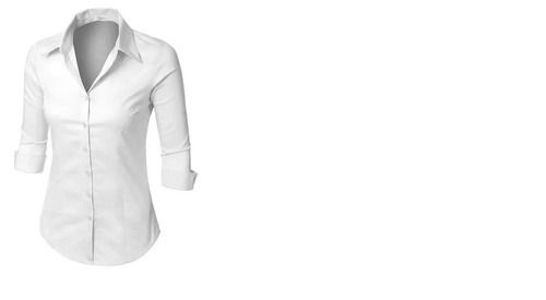 Full Sleeves Classic Formal Cotton Ladies Shirts