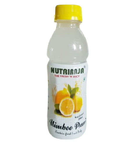 200 Ml Alcohol Free No Preservatives Nutriraja Nimboo Pani Lemon Juice