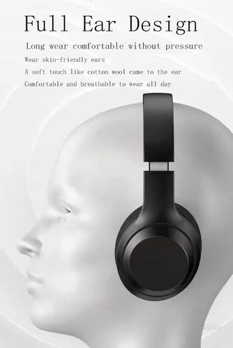 White Wireless Bluetooth Headphones With Perfect Sound And Volume Control Button