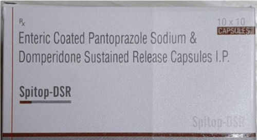 High Efficiency Enteric Coated Pantoprazole Sodium And Domperidone Sustained Release Capsules I.P