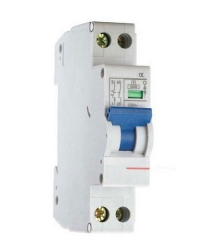 White  32 Ampere 50Hz 220 Volt Single Pole Plastic Electric Mcb Switch