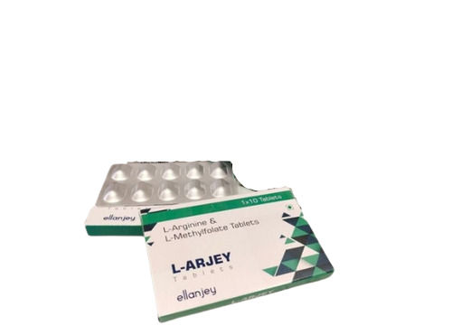 L-Arginine And L-Methylfolate Tablets, Pack Of 1x10 Tablets
