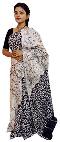 Summer Light Weight And Skin Friendly Casual Wear Printed Cotton Saree 