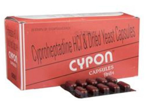 Cyproheptadine Hcl And Dried Yeast Capsules, Pack Of 20 Capsules 