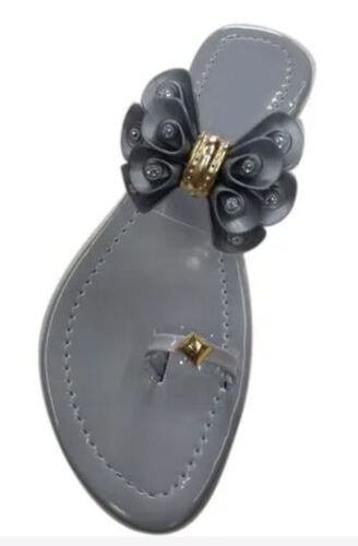 महिलाओं के लिए Eva फैंसी स्लिपर पर ग्रे लाइटवेट और आरामदायक PVC सोल स्लिप