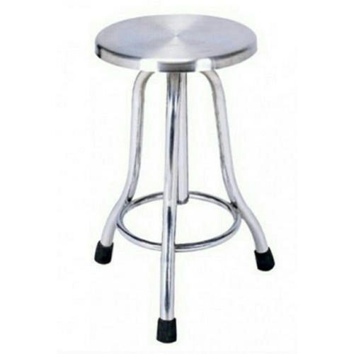 Machine Made Strong Durable Adjustable Corrosion Resistant Stainless Steel Round Stool