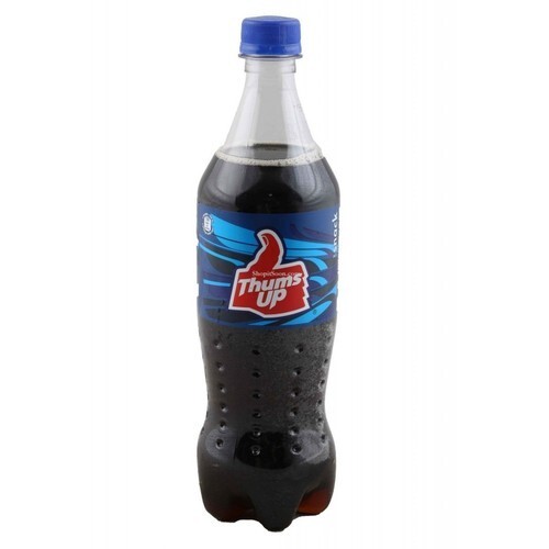 Refreshing Flavor High Fizz Sweet Beverage Thumbs Up Cold Drink 750 Ml - Liquid Format, 0% Alcohol Content | Sweet Taste, Bottle Packaging