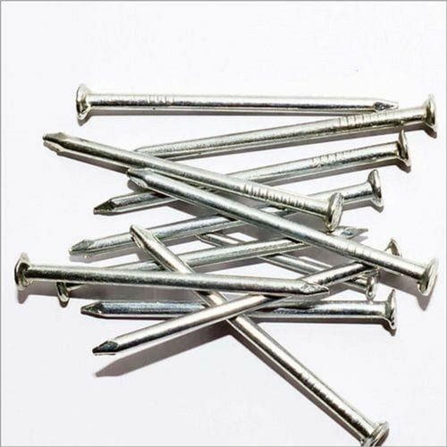 Sturdy Sharp Point Constructed Strong Silver Iron Nails  Application: Wood And Wall