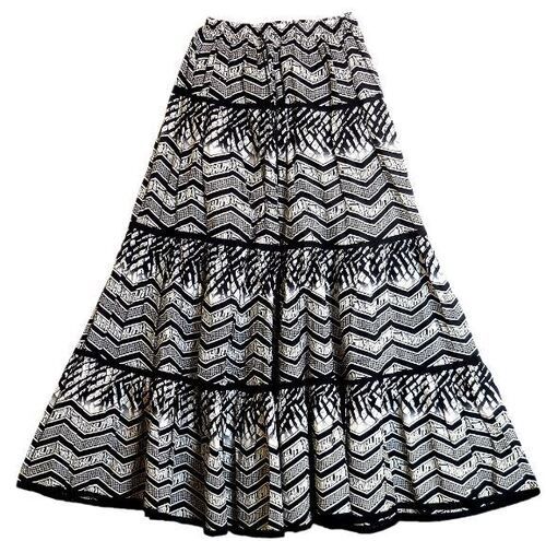 Ladies 38 Inches Skin Friendly Casual And Summer Wear Soft Cotton Long Skirt Gender: Women