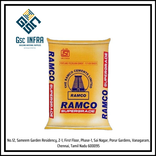 Super Grade Ramco Cement For Construction Work And Greater Strength