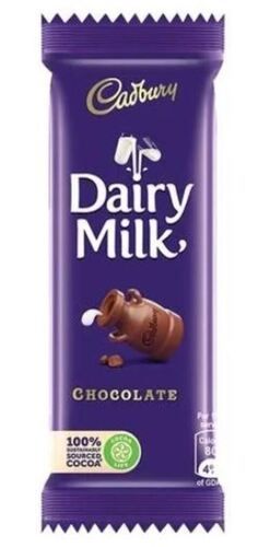 24 Grams Sweet And Delicious Taste Rectangular Dairy Milk Cadbury Chocolate Bar