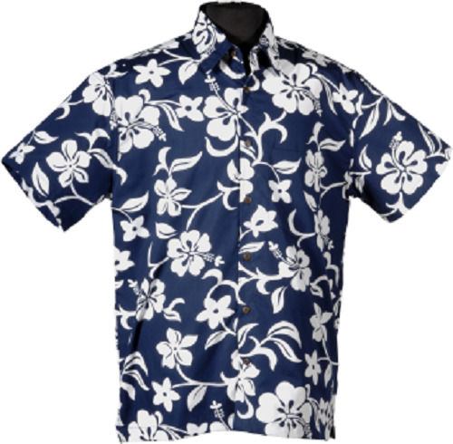 Fancy Designer Flower Printed Cotton Shirt For Men Collar Style: Classic