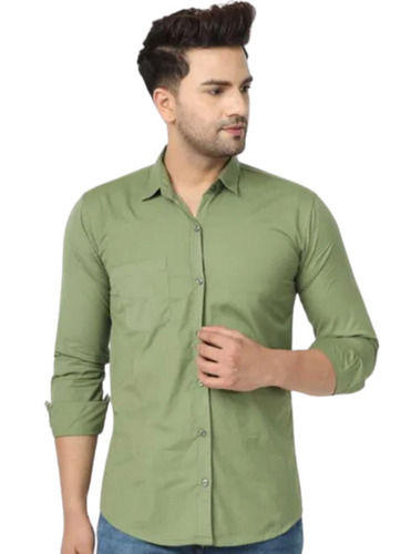 Mens Entralling Designs And Skin Friendly Classic Collar Casual Wear Cotton Shirt