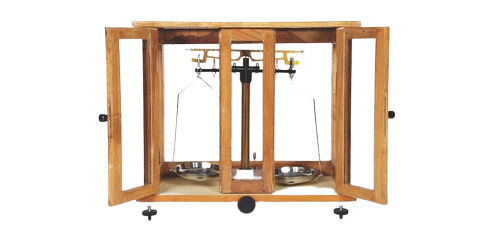 Hard Wood And Steel Material Range Analytical Balance, 10 Kg Capacity