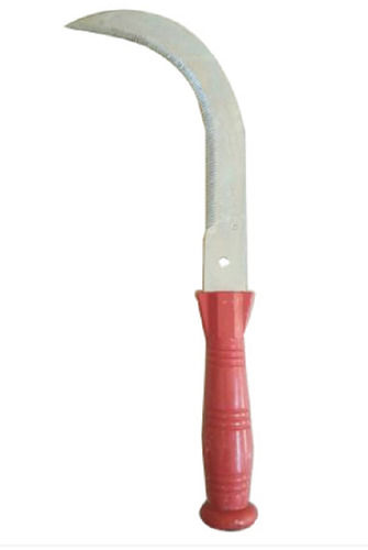 10 Inches 500 Gram Mild Steel And Plastic Handle Hand Sickle