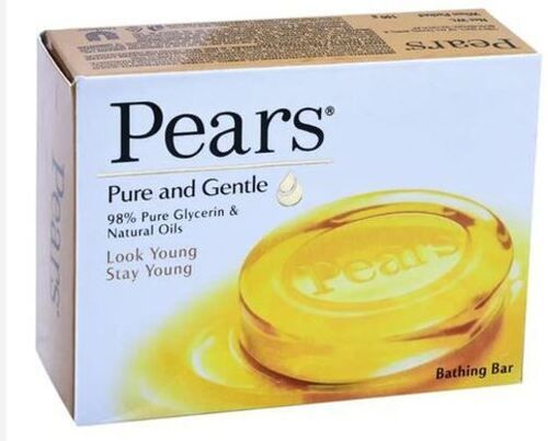 Pears 98% Pure Glycerin And Natural Oils Bath Soap, 100 Grams Pack