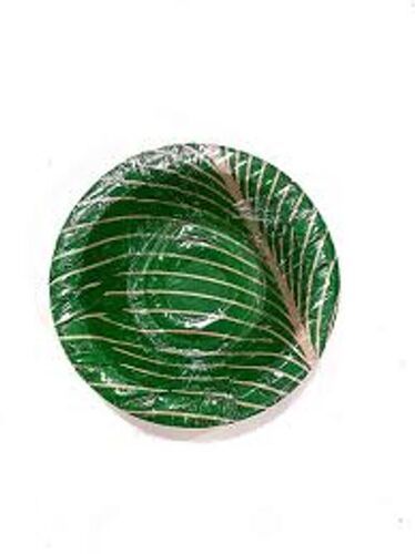 Biodegradable Leak-proof Silver 3-4 Inch Green Disposable Paper Bowls